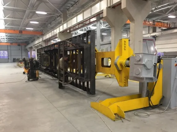 Сварочный двухстоечный вращатель, СЛОТ-СТОЛ