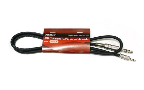 Кабель акустический, 3м, 6.3-3.5мм, Yerasov 10-3m