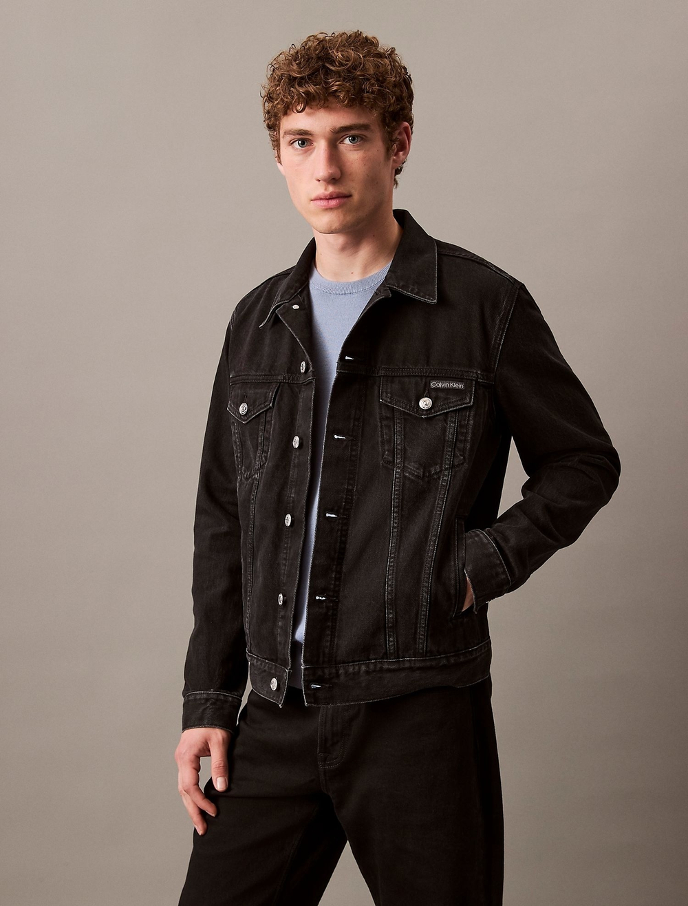 Джинсовая куртка Calvin Klein Classic Trucker Jacket Black