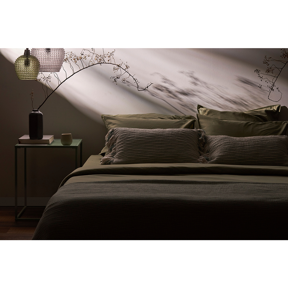 Чехол на подушку мятного цвета clouds из коллекции ethnic, 35х60 см