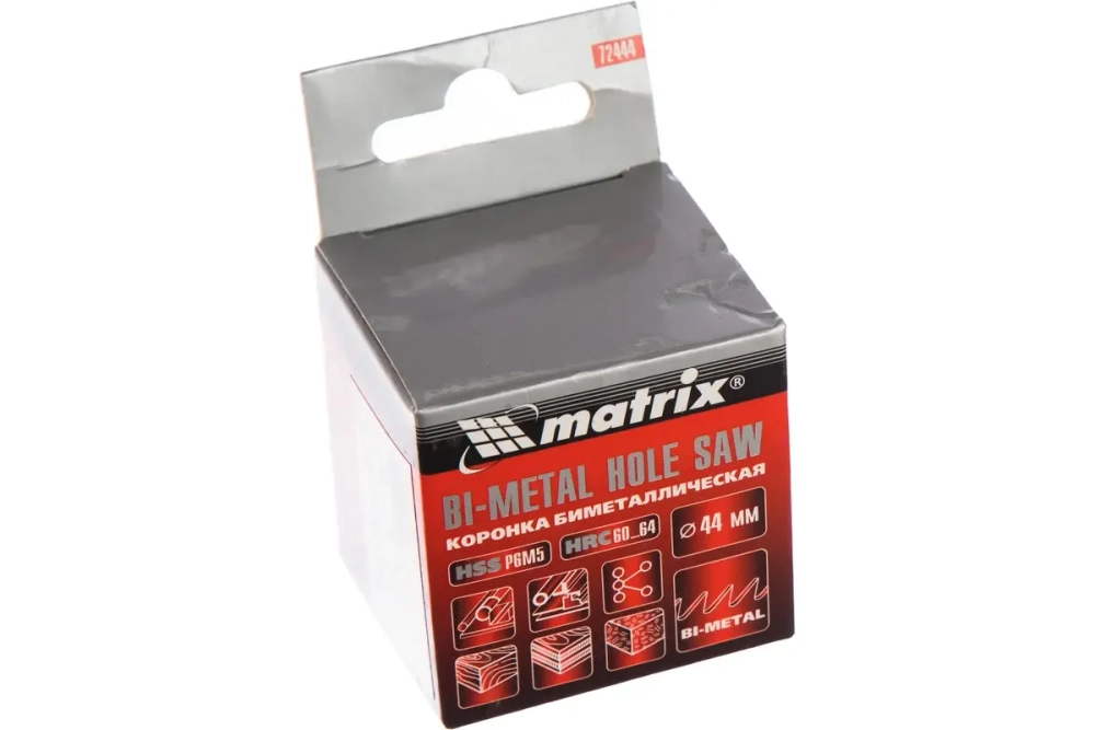 Коронка BIMETAL, 44 мм// Matrix