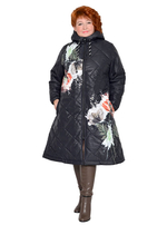 Пальто стёганое Цветочная фея