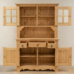 Шкаф буфет Прованс 2 двери из массива сосны (верхняя часть буфета)