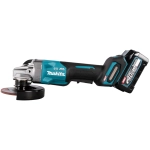 Makita GA013GM201 машина шлифовальная угловая аккумуляторная ( 2 x 4 Ач, З/У) GA013GM201