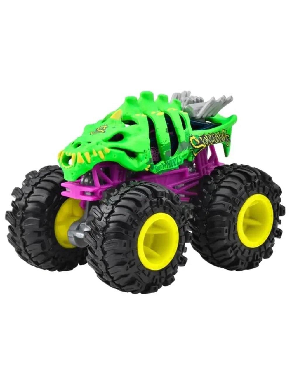Машинка Monster Trucks Хот Вилс Skelesaurus FYJ44 HTM30