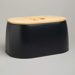 Хлебница 33,5*23,5*15,5см, цвет черный