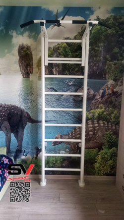 Монтаж шведской стенки Sv Sport в бетонные, кирпичные стены