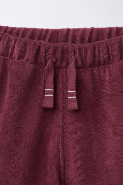 ZARA ШОРТЫ ИЗ МАХРОВОЙ ТКАНИ, ЛИЛОВЫЙ