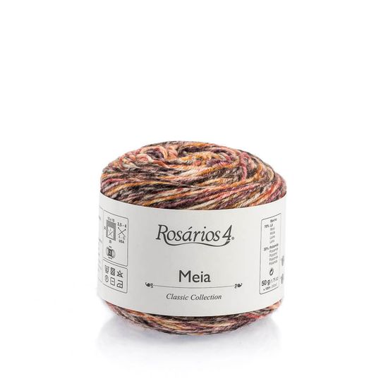 Пряжа ROSARIOS 4 Meia (70% меринос, 30% полиамид)
