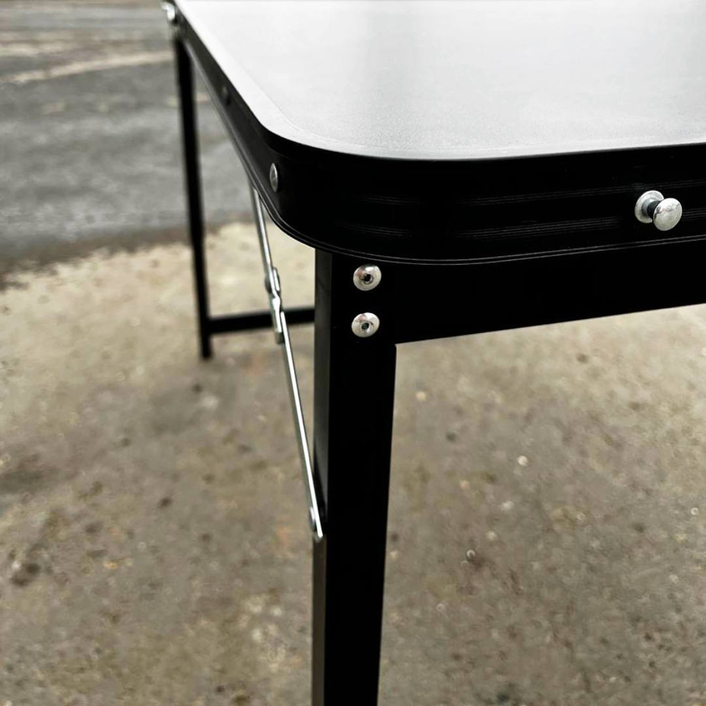 Стол 60x120 / 4 стула черный