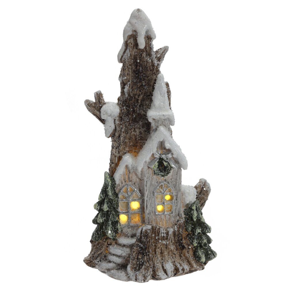 GAEM Фигурка декоративная "Домик" с подсветкой (LR44x2,прилаг), L, L8 W7 H16 см, 2в.