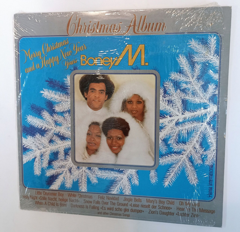 Винтажная виниловая пластинка LP Boney M Christmas Album (Canada 1981)