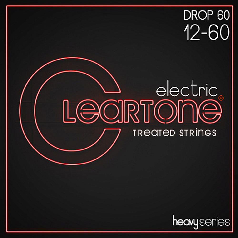 Cleartone 9460 Heavy Series Комплект струн для электрогитары, никелированные, с покрытием 0,5 микрона, 12-60.