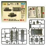 Модель для сборки ТАНК "Тяжелый советский КВ-2", масштаб 1:100, ЗВЕЗДА, 6202