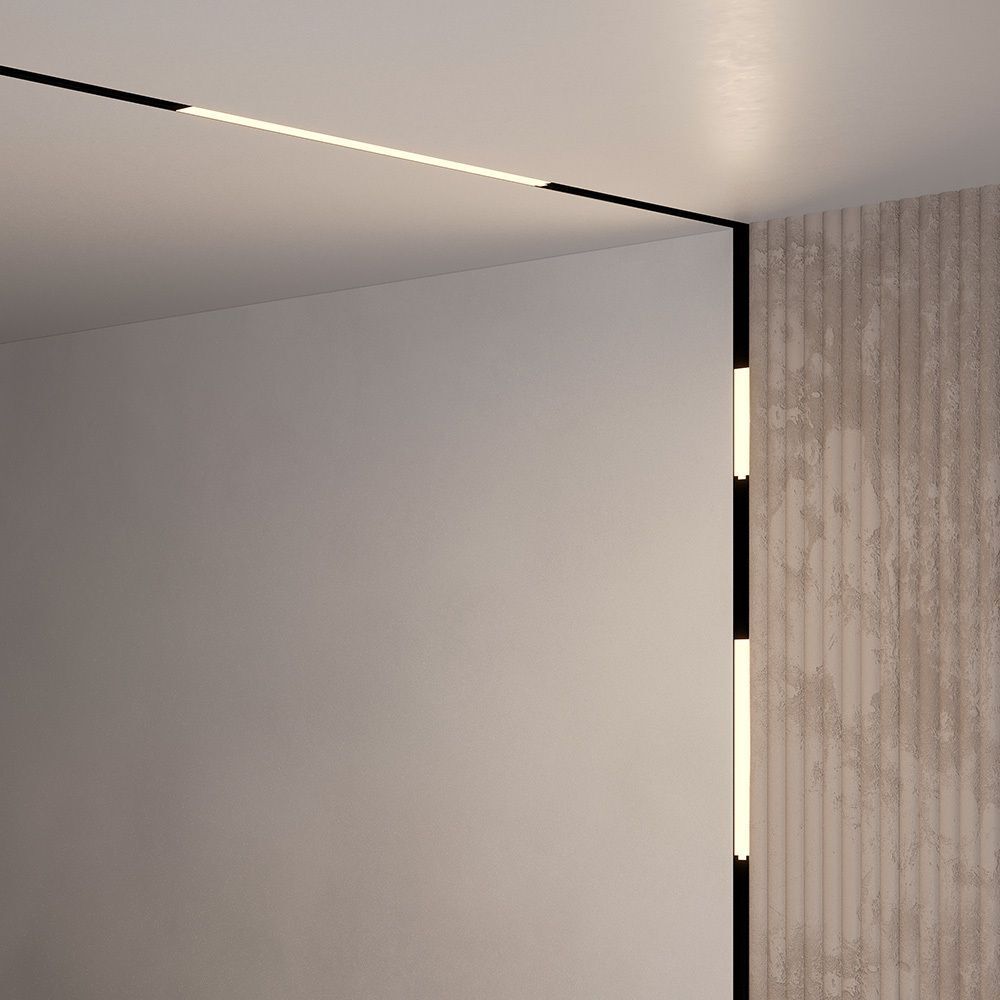 Трековый магнитный светодиодный светильник Maytoni Basis Gravity TR074-2-12W4K-B