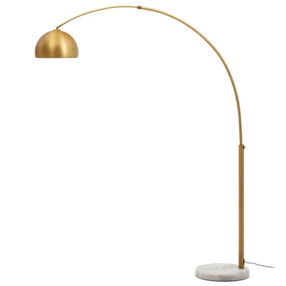 Торшер Madali 160 см, латунь, белый мрамор