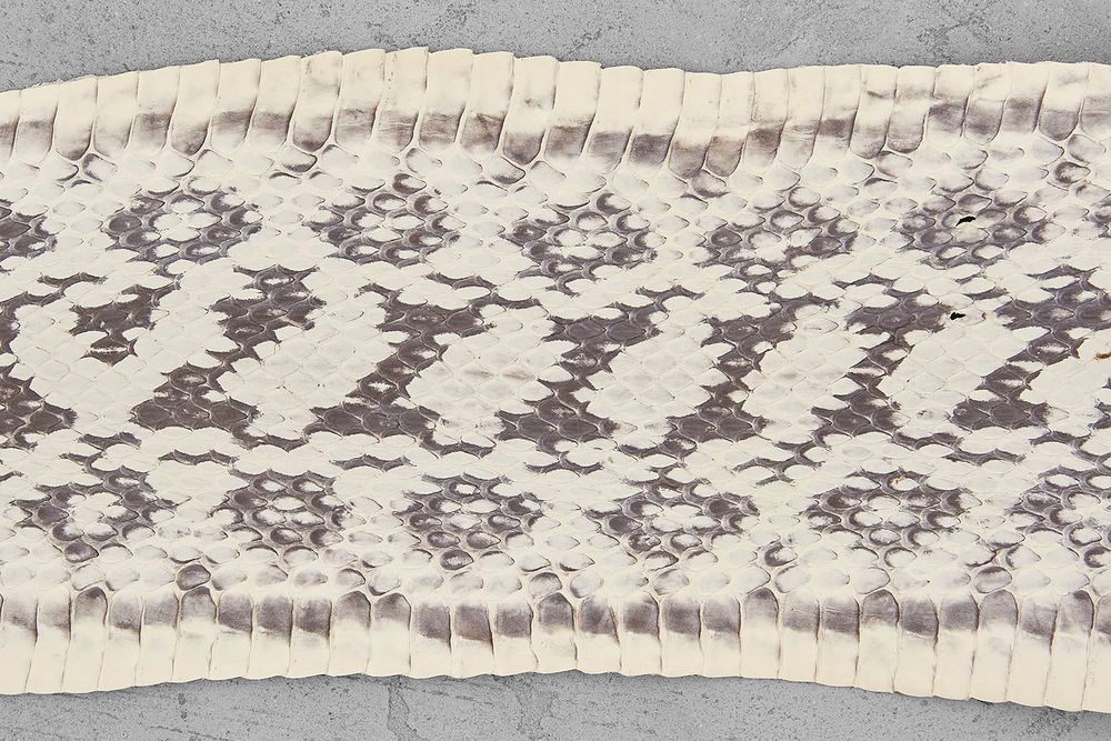 Кожа змеи 1000×80-100мм (пёстрая матовая)