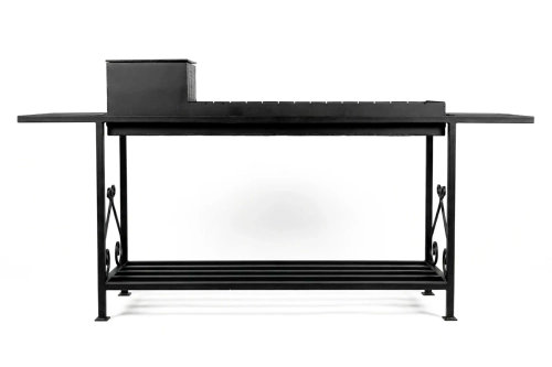 Мангал с печью под казан 212х41х109 см