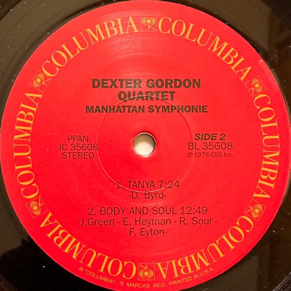 Dexter Gordon Quartet ‎– Manhattan Symphonie 2LP (США 2008г.)