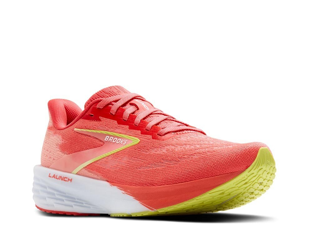 Кроссовки для бега женские Brooks Launch 11 Кораллово-оранжевые