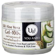 Гель для тела U&amp;I Aloe Vera Rice Milk с рисовым молочком, 180 г