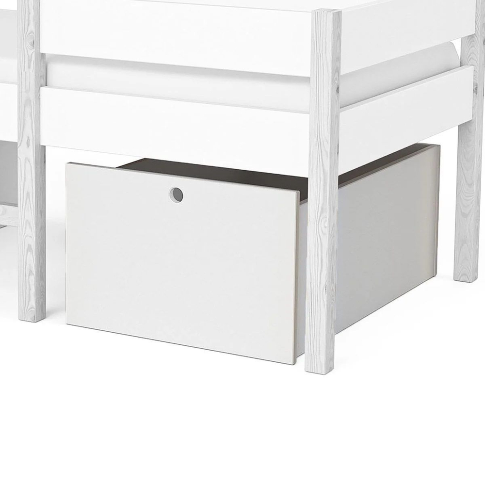 Кровать детская софа 90х200 с бортиком без ящиков односпальная из сосны и из МДФ для девочки и мальчика