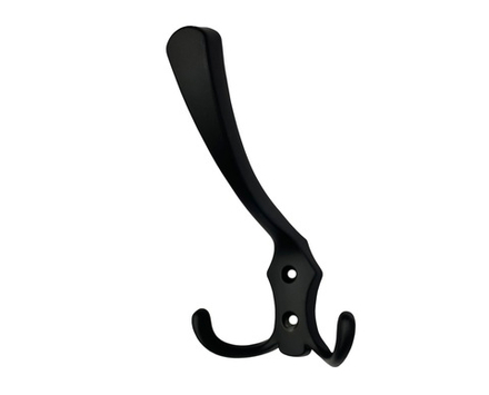 Крючок 3-хрожковый черный матовый 27 309 (50 шт/кор)