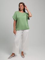 Блузка Летний драйв-4 Виотекс ЗЕЛЁНЫЙ