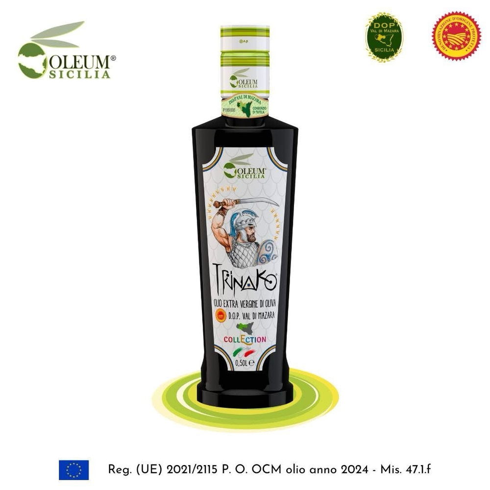 Оливковое масло Olеum Sicilia Trinaco 0,5 л, Сицилия, Италия