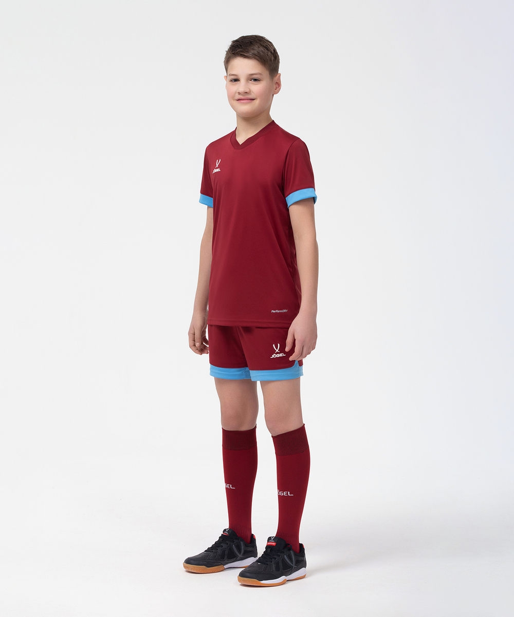 Шорты игровые DIVISION PerFormDRY Union Shorts, гранатовый/голубой/белый