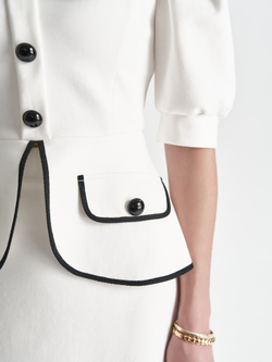 Жакет «Жена Президента» в белом оттенке