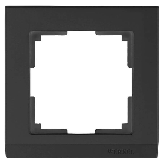 Рамка Werkel Stark на 1 пост черный W0011808 4690389161735