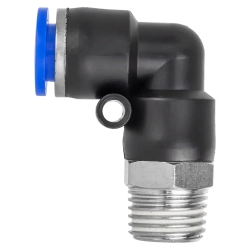 Фитинг угловой для пластиковых трубок 8мм с наружной резьбой 1/4'' Forsage F-SPL08-02