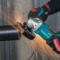 Болгарка аккумуляторная/Углошлифовальная машина бесщеточная, аккумуляторная, 2 АКБ 4.0 А/ч, диск 125 мм