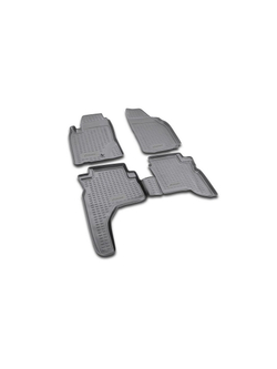Коврики в салон для MITSUBISHI Pajero Sport 1997-2008, 4 шт. (полиуретан) NLC.35.07.210