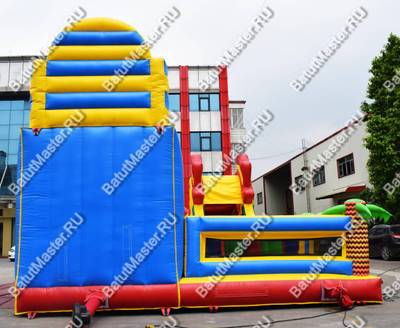 Надувной батут "Тропикана макси" 15*7*6 м