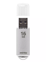 SmartBuy Флешка 16 Гб USB 2.0 Smartbuy V-Cut Серебряная