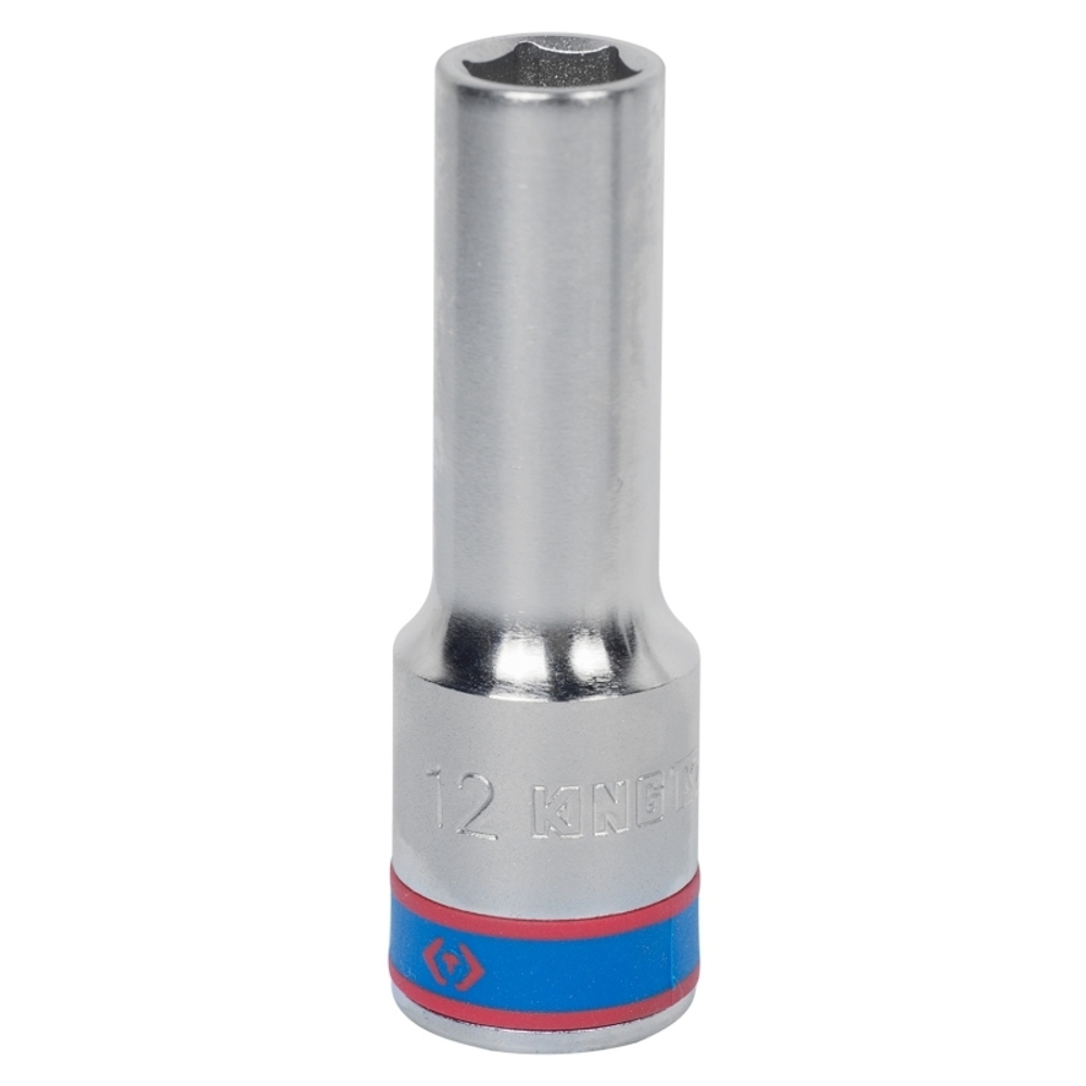 KING TONY (423512M) Головка торцевая глубокая шестигранная 1/2", 12 мм
