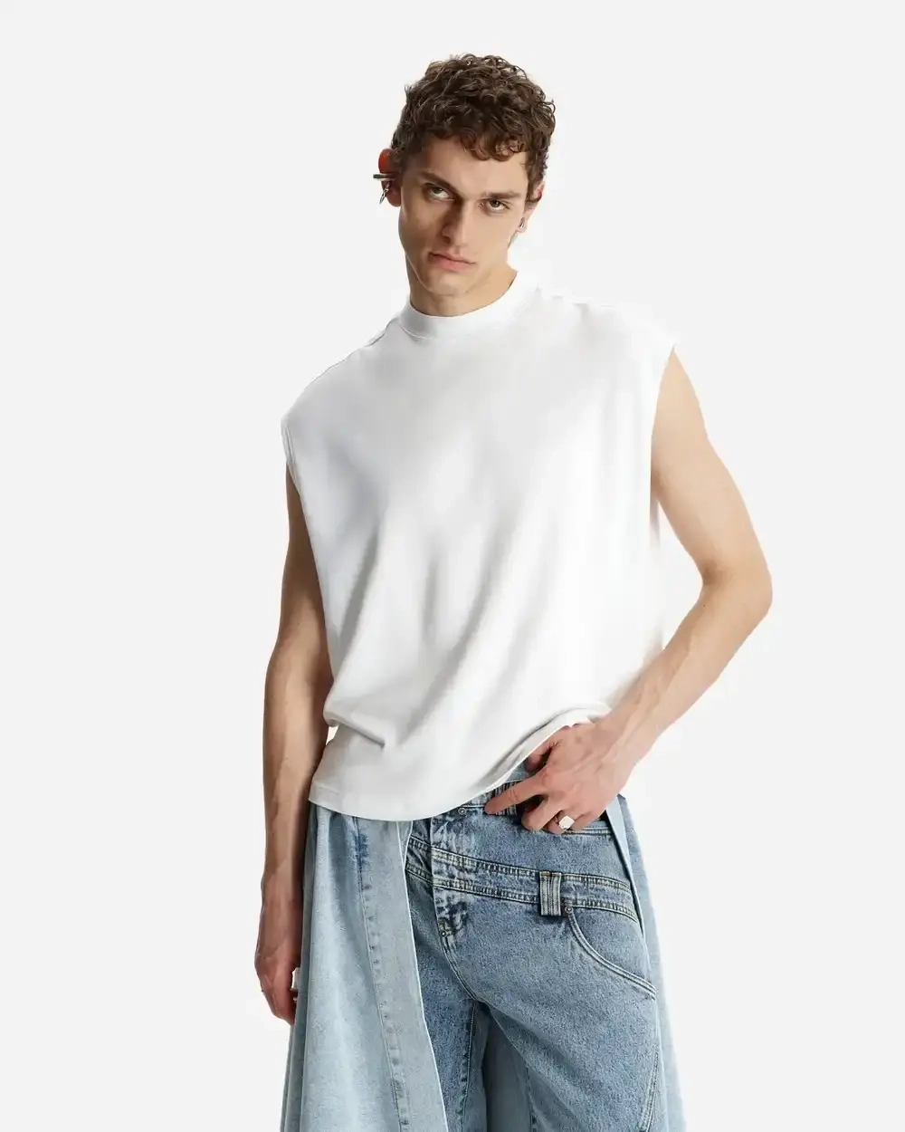 Майка белая