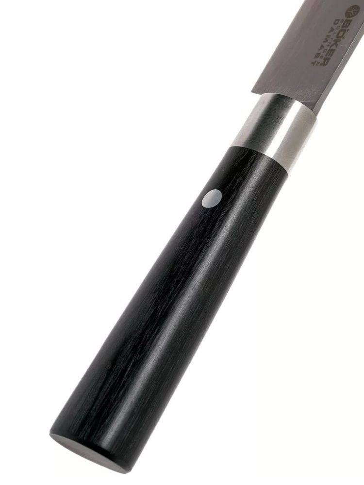 Нож кухонный Boker 130425DAM Damascus Black Carving Knife