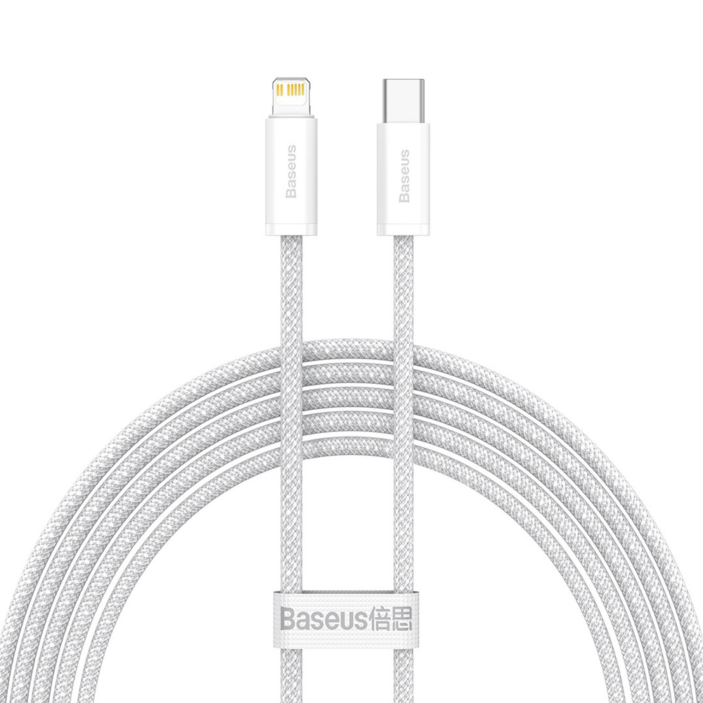Lightning Кабель Baseus Dynamic Series Fast Charging Data Cable Type-C to iP 20W 2m - White