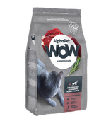 AlphaPet WOW Adult для кошек с говядиной и печенью 750гр.
