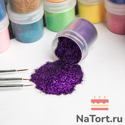 Блестки декоративные «Темно-фиолетовый» 10 гр