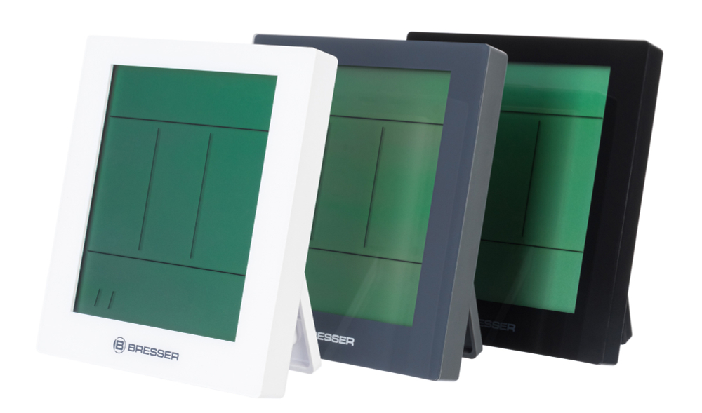 Метеостанция Bresser Temeo Hygro Quadro Prestige с тремя датчиками, черная
