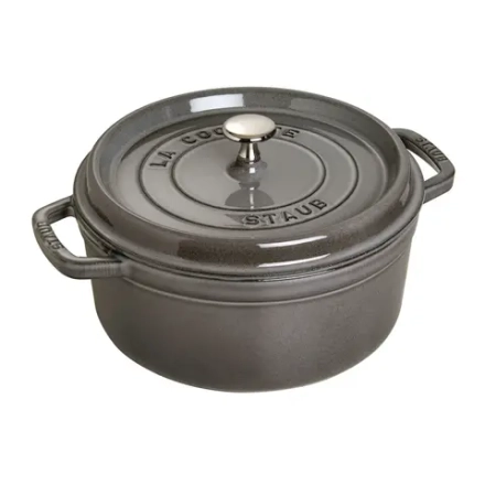 STAUB Чугунная кастрюля Cocotte 24 см 3,8 л графит