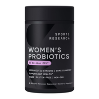 Sports Research, Women's Probiotics, Женские пробиотики, 30 капсул
