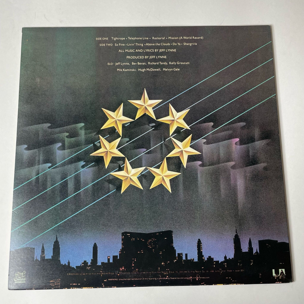 Винтажная виниловая пластинка LP Electric Light Orchestra A New World Record (Japan 1977) (No Obi)