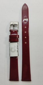 12 мм. Ремень кожаный. Гладкий лаковый.