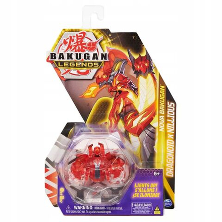 Фигурка Bakugan Legends DRAGONOIDxNILLIOUS - Игровой набор светящаяся фигурка и карта - Бакуган 6065724 20139749