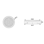 Лампа PS710, LED, белый холодный, PAR56-тонкая, 30 Вт, 12В AC, ABS